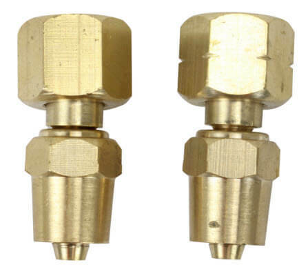 Bossweld LP112 Hose Connector Right Hand (Oxygen) (Pack of 2) - AIMS Industrial Supplies