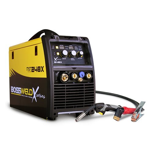 Bossweld MST 248X Inverter 15 Amp MIG Stick TIG 3 in 1 Welder 240 Volt - AIMS Industrial Supplies
