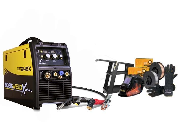Bossweld MST 248X Inverter Welder Bundle - AIMS Industrial Supplies