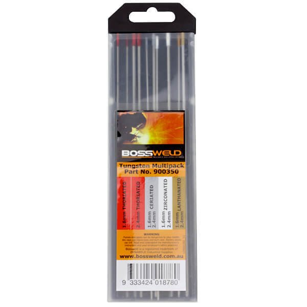 Bossweld Multi-Pack Tungsten Electrodes - AIMS Industrial Supplies