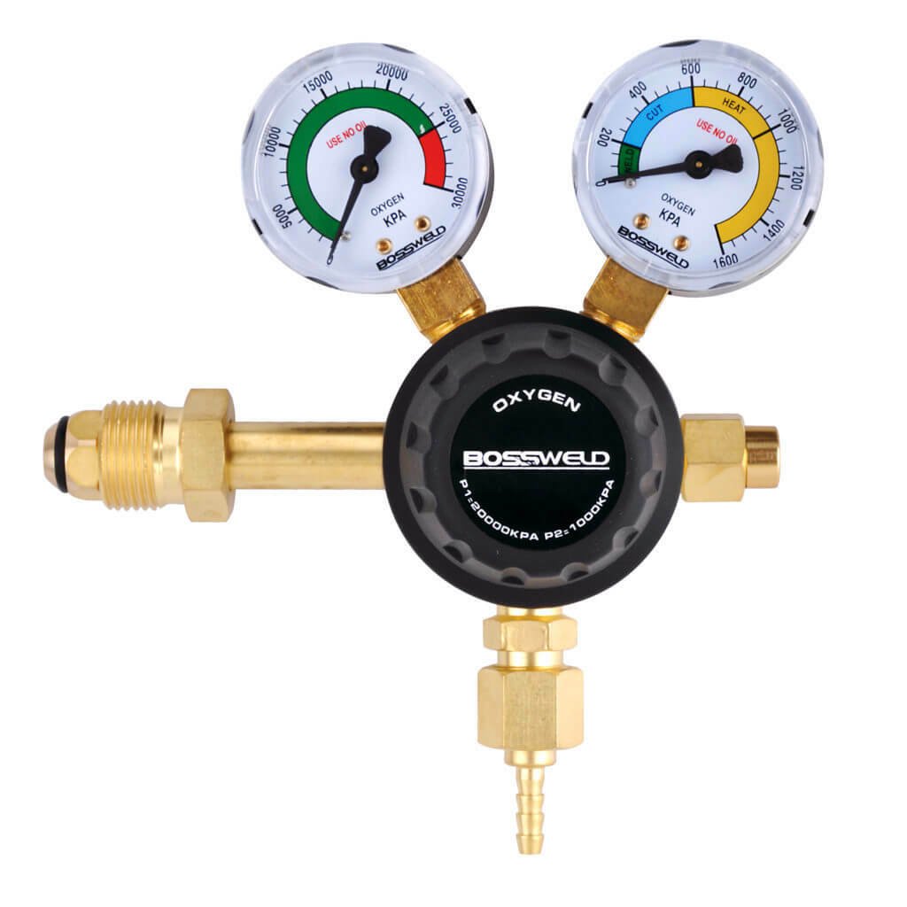 Bossweld Oxygen Regulator (Side Entry) - AIMS Industrial Supplies