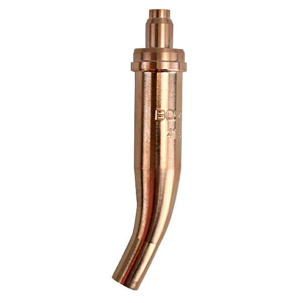 Bossweld Oxygen/Acetylene Type 41 Bent Gouging Nozzle - AIMS Industrial Supplies