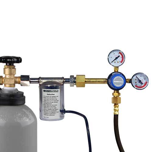 Bossweld Regulator CO2 Dual Stage Side Entry - AIMS Industrial Supplies