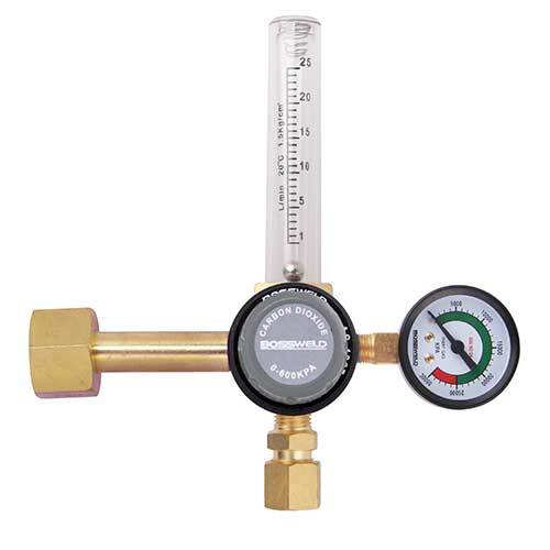 Bossweld Regulator CO2 Dual Stage Side Entry - AIMS Industrial Supplies