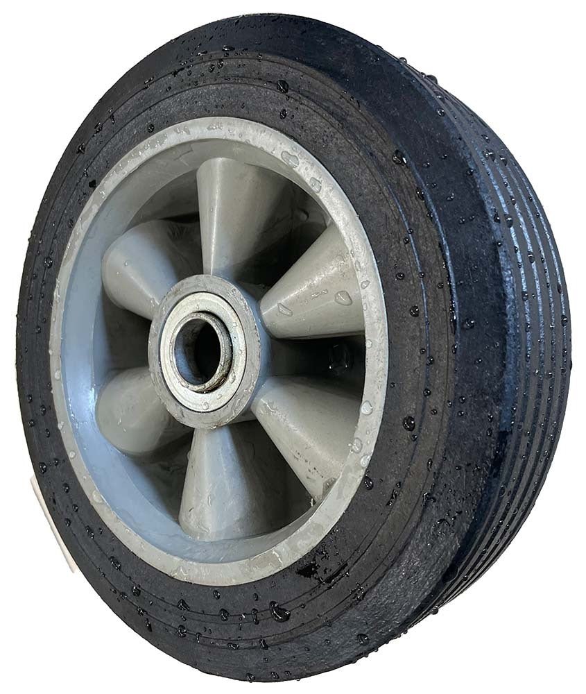 Bossweld Replacement Solid Rubber Wheels for G Size Trolley - 1 Pair - AIMS Industrial Supplies