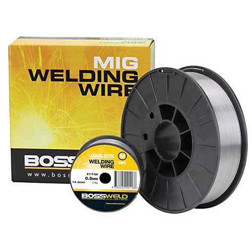 Bossweld Self Shielded MIG Wire Gasless GS MIG x 0.9mm 15kg Spool 200348