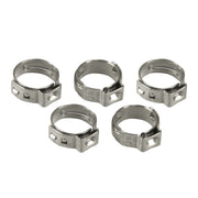 Bossweld Single Ear Hose Clamp 11/13mm (Pack of 5) - AIMS Industrial Supplies