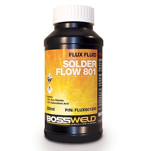 Bossweld Soft Soldering Flux (Liquid) - 250ml - AIMS Industrial Supplies