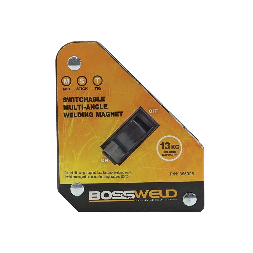 Bossweld Switchable 2 Angle Welding Magnet - AIMS Industrial Supplies