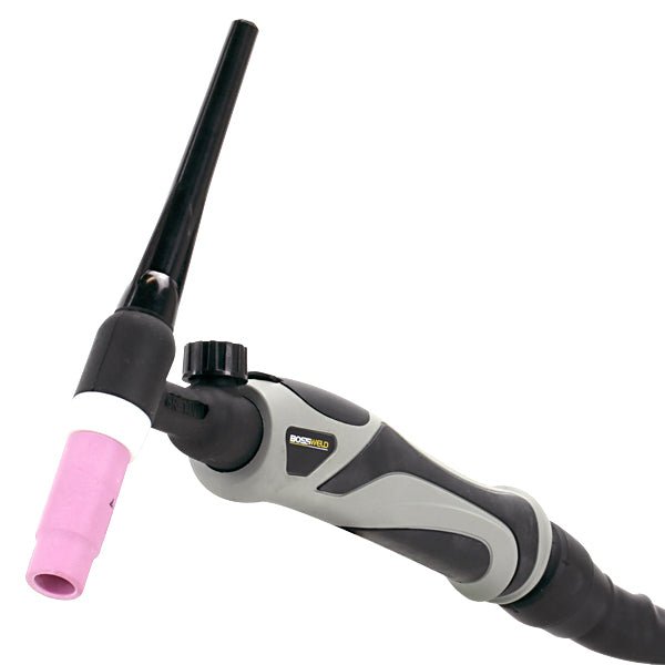 Bossweld TIG Torch 17 Flex w Valve Din 95.17FV.4.1.DA25 - AIMS Industrial Supplies