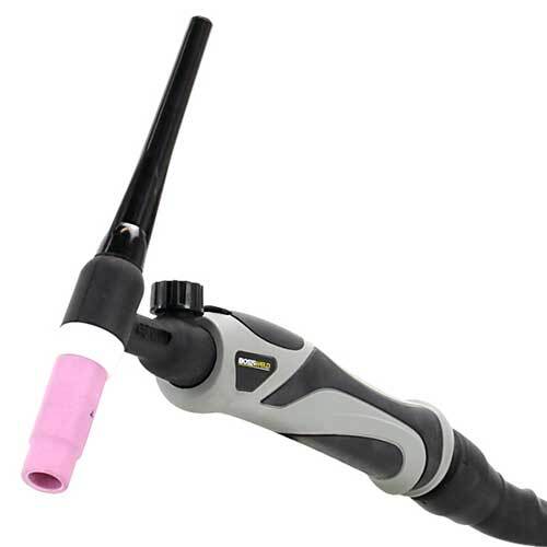 Bossweld TIG Torch 17 Flex with Valve  Complete 4m, Dinse25 Classic 1pc1