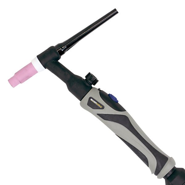Bossweld TIG Torch 18 Flex Complete, 8m, 3 pc, switch - AIMS Industrial Supplies