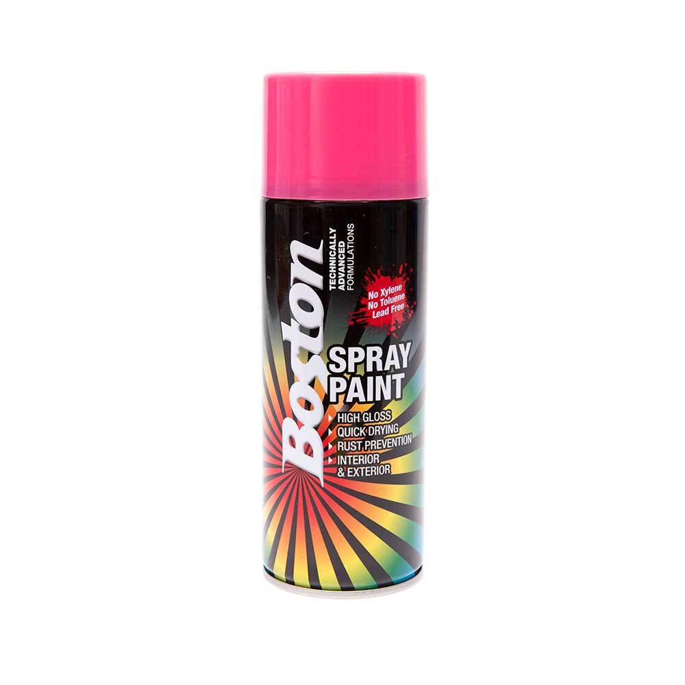 Boston Aerosol Paint Pink 250g