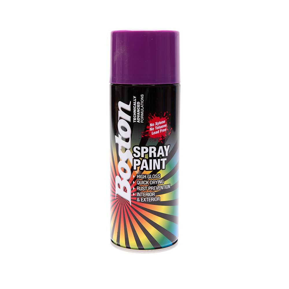 Boston Aerosol Paint Plum Purple 250g
