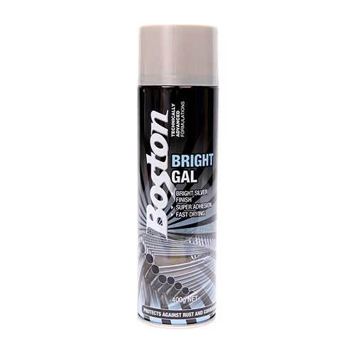 Boston Protect Cold Galvanising, Zinc Rich Aerosol Paint 400g - AIMS Industrial Supplies