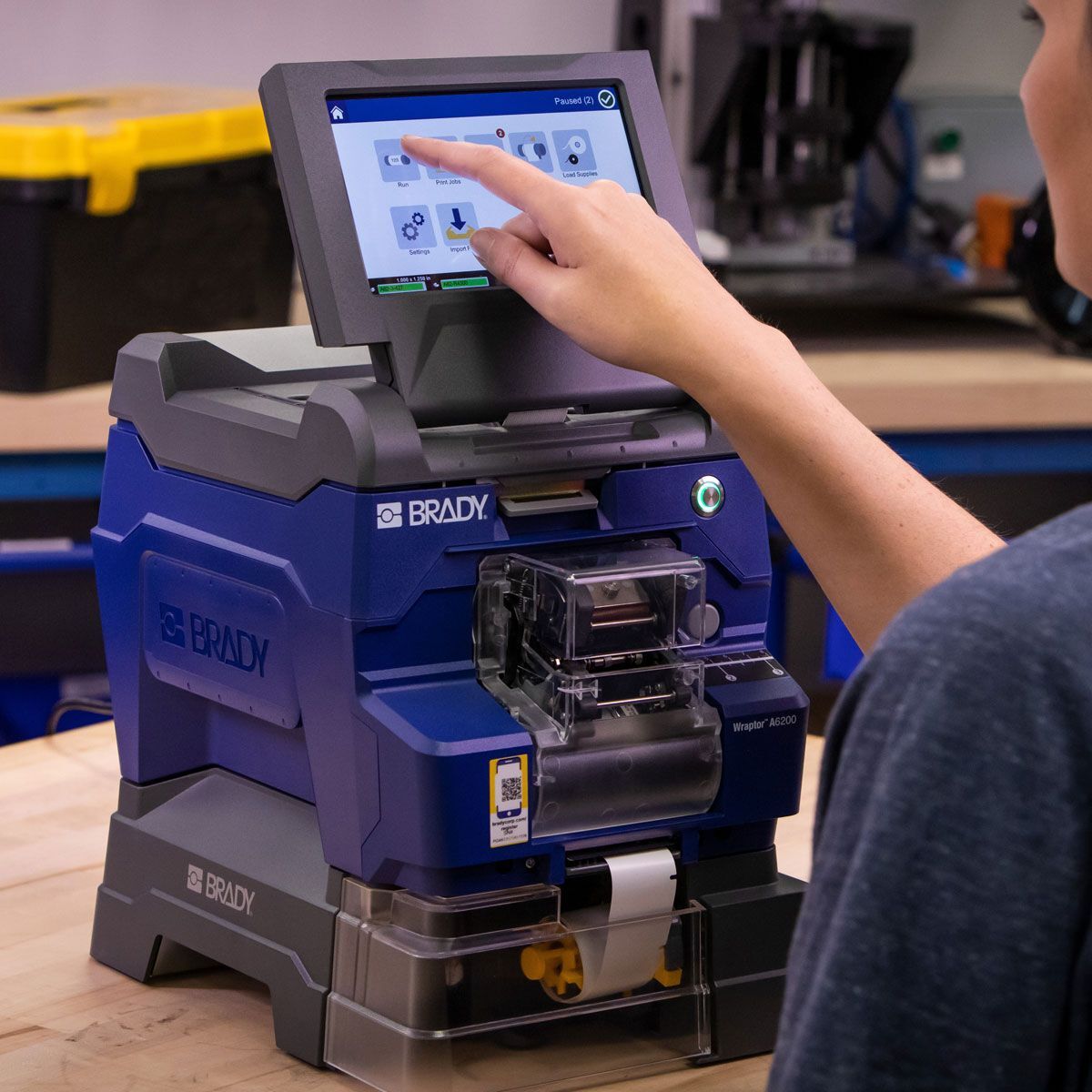 Brady 879847 Wraptor A6200 Wrap Printer Applicator4