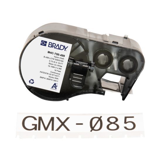 Brady Aggressive Adhesive Multi - Purpose Nylon Label - AIMS Industrial Supplies