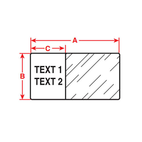 Brady B-461 Self-Laminating Polyester Cryogenic Laboratory Label2