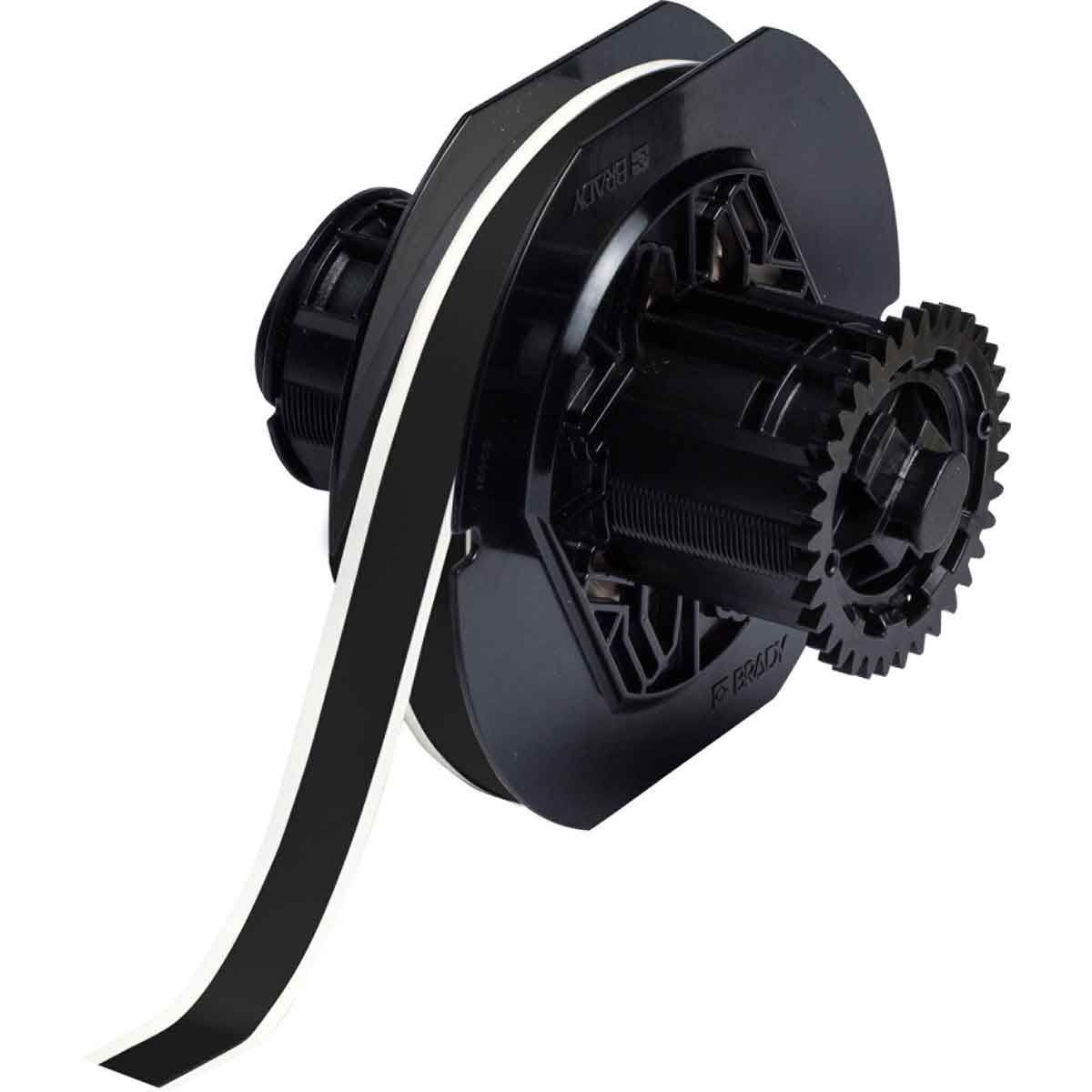 Brady B-595 Indoor/Outdoor Vinyl Label 12.7mm x 30.48m Black