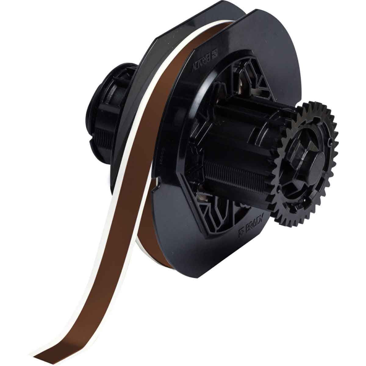 Brady B-595 Indoor/Outdoor Vinyl Label 12.7mm x 30.48m Brown