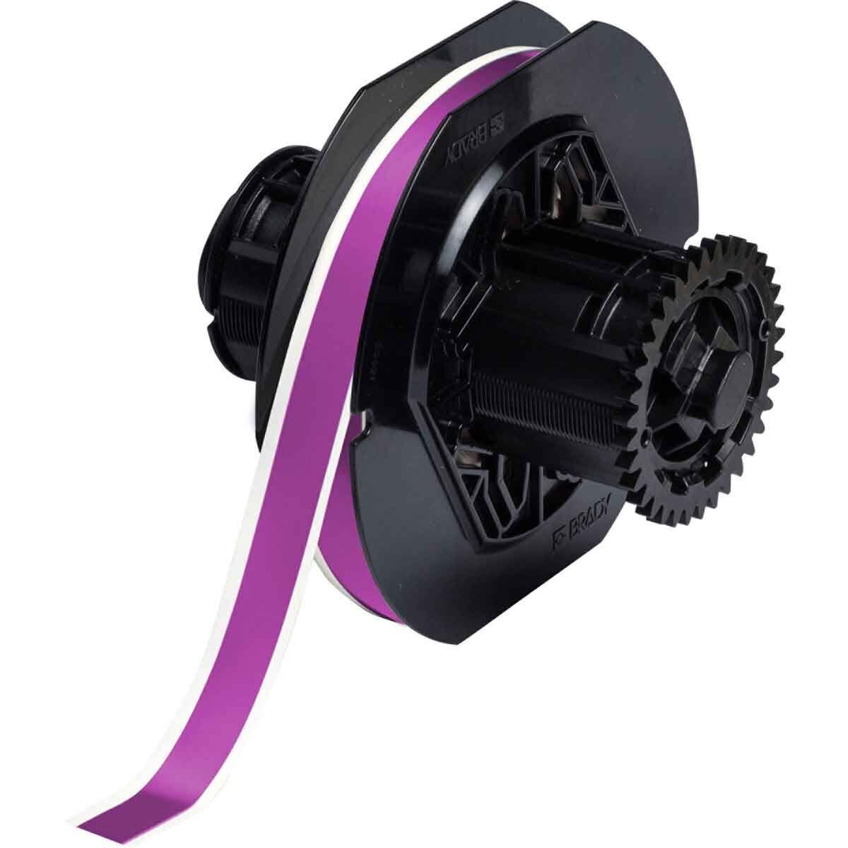 Brady B-595 Indoor/Outdoor Vinyl Label 12.7mm x 30.48m Purple