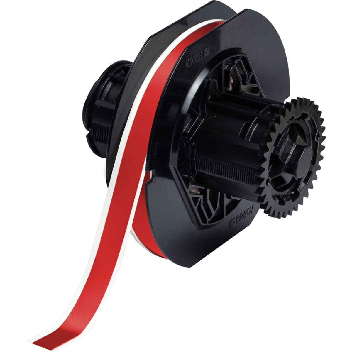 Brady B-595 Indoor/Outdoor Vinyl Label 12.7mm x 30.48m Red