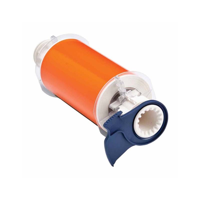 Brady B-595 Indoor/Outdoor Vinyl Label 203.2mm x 15.2m - Orange