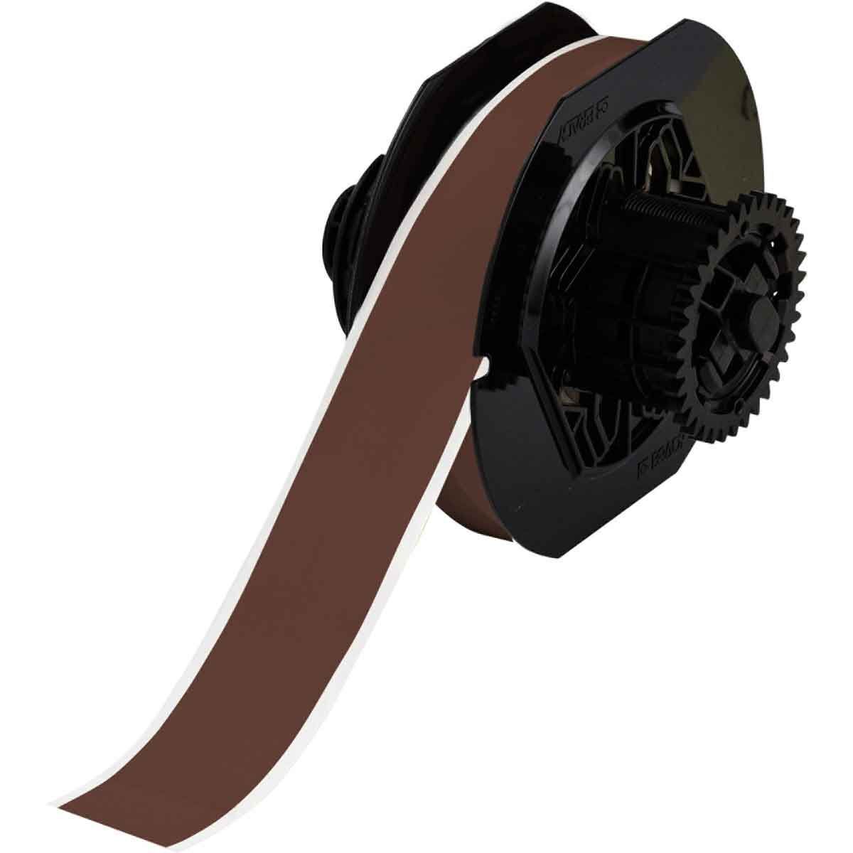 Brady B-595 Indoor/Outdoor Vinyl Label 28.58mm x 30.48m Brown