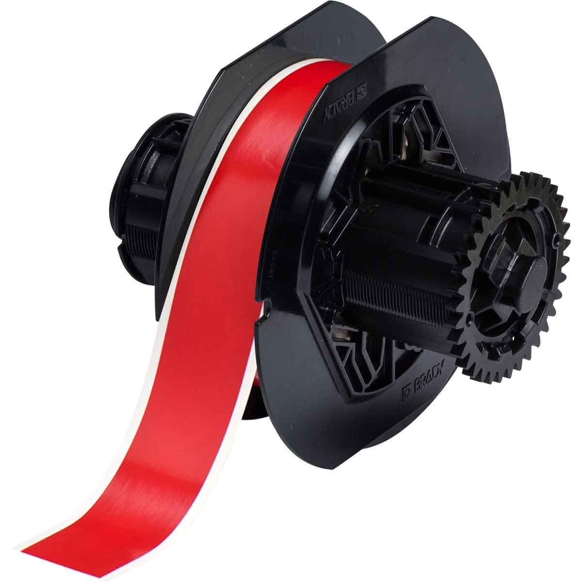 Brady B-595 Indoor/Outdoor Vinyl Label 28.58mm x 30.48m Red