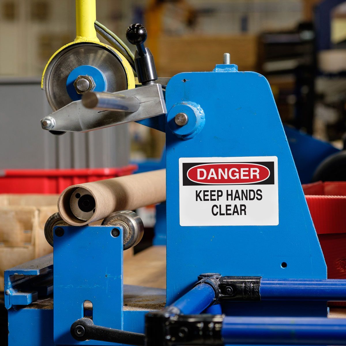 Brady B - 595 Pre - Printed Pre - Cut Blank Sign Header Label - AIMS Industrial Supplies
