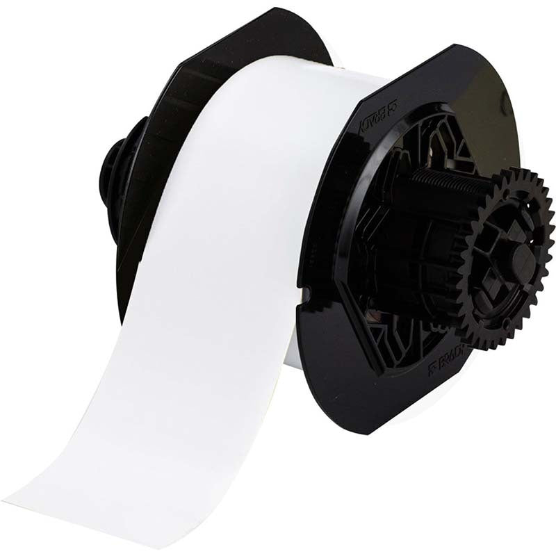 Brady B30 Series B-551 Heavy Duty Polyester Tag 63.50 mm x 15.24m White