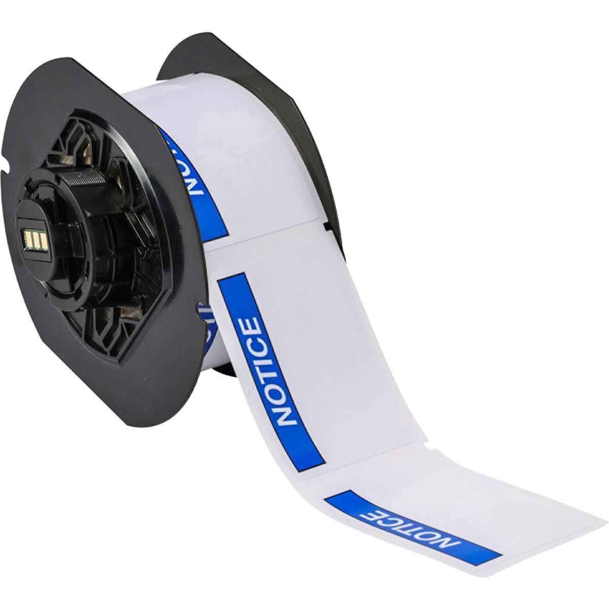 Brady B30 Series B-595 Pre-Printed Pre-Cut Notice Header Label 57.15 x 76.20mm