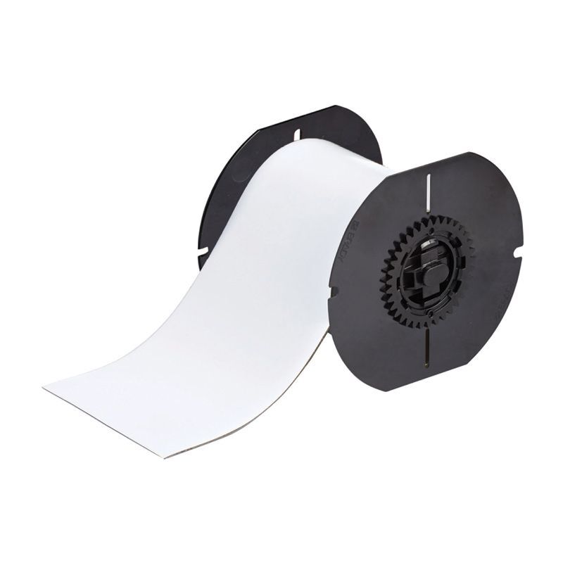 Brady B30C-4250-509-WT Magnetic Label 63.5mm x 7.62m White