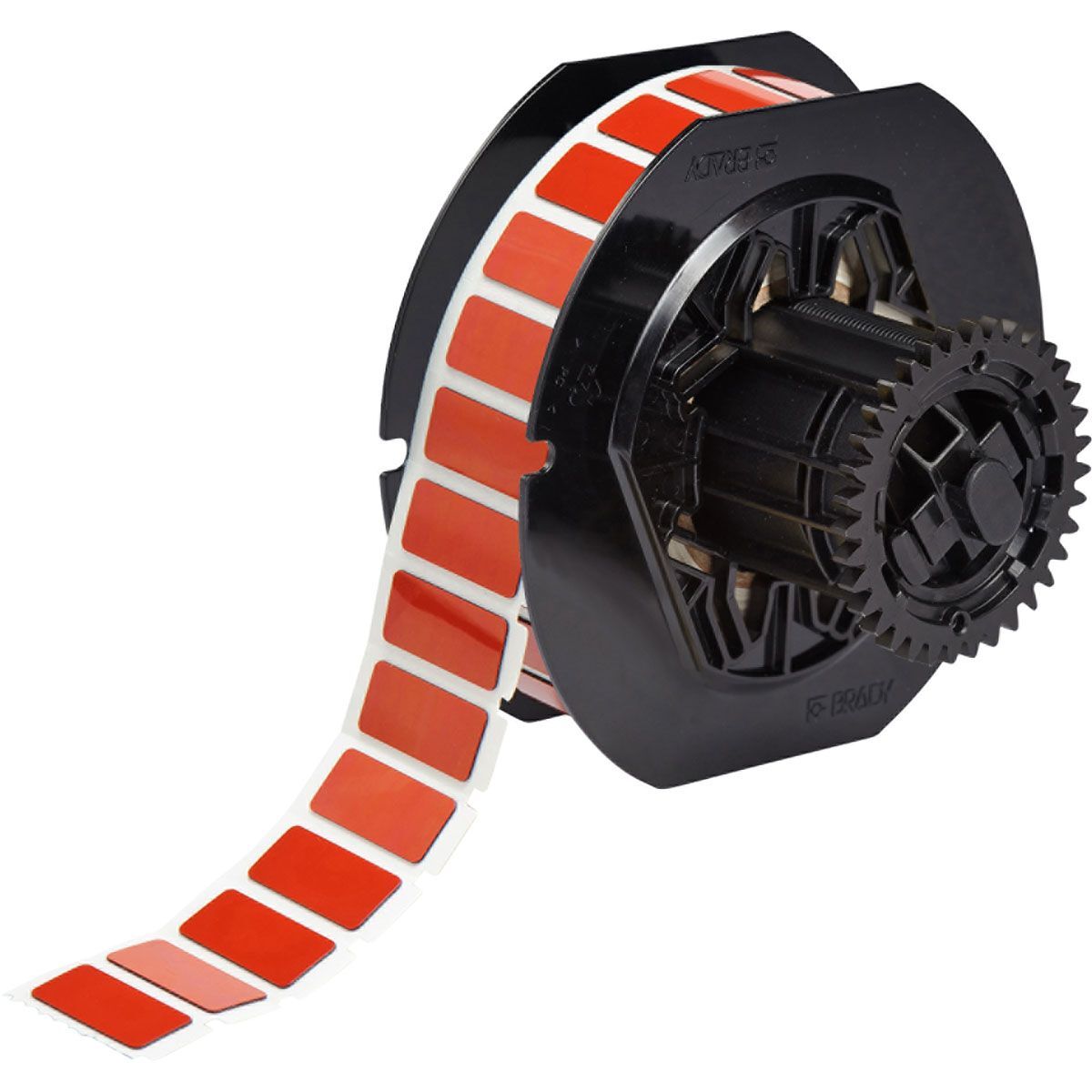 Brady B30EP-171-593-RD Raised Profile Rectangular Label 12.45 x 26.92 mm Red