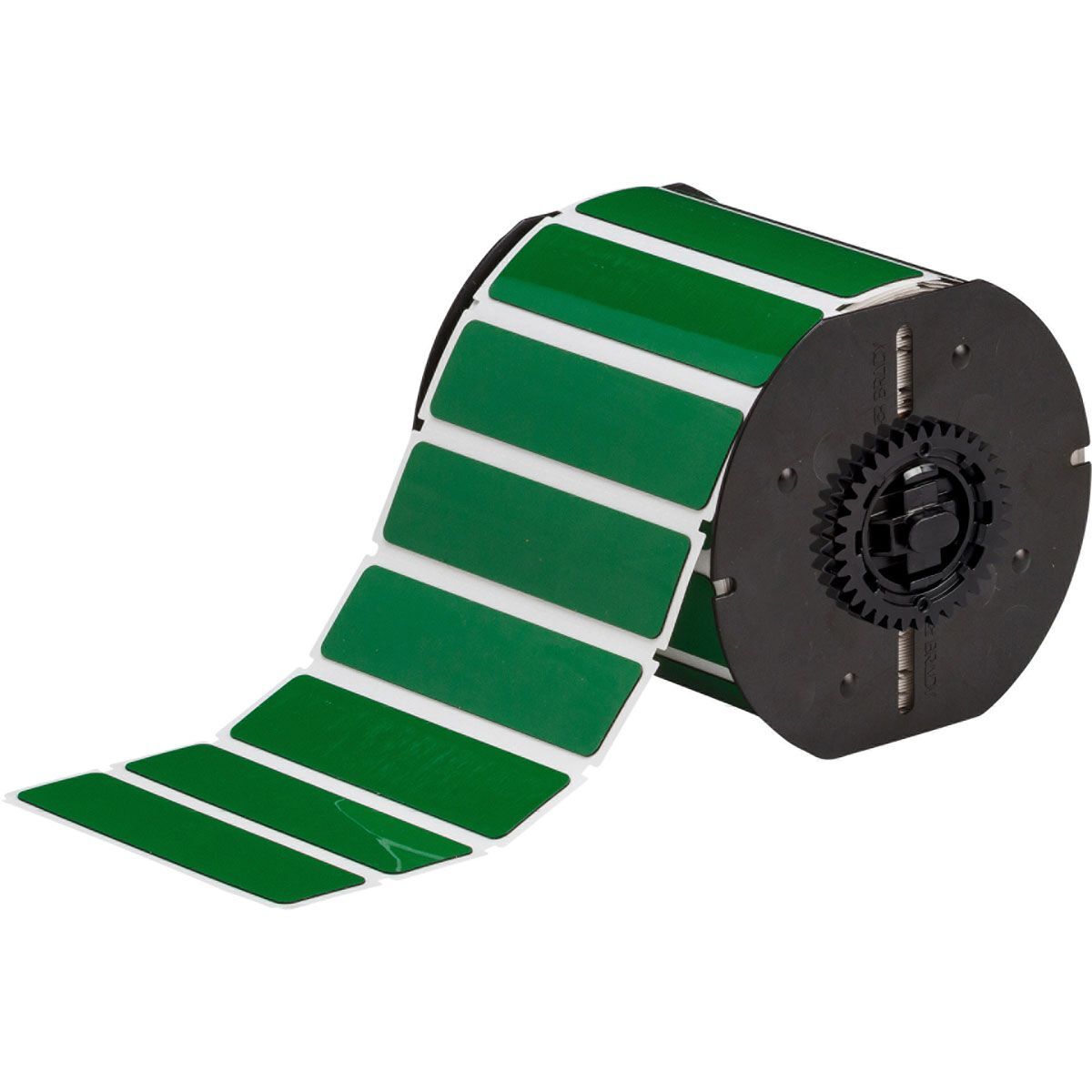 Brady B30EP-174-593-GN Raised Profile Rectangular Label 25.40 x 101.60 mm Green