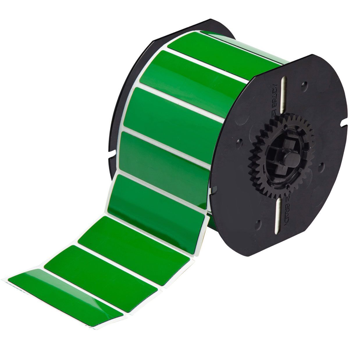 Brady B30EP-176-593-GN Raised Profile Rectangular Label 	25.40 x 76.20 mm Green