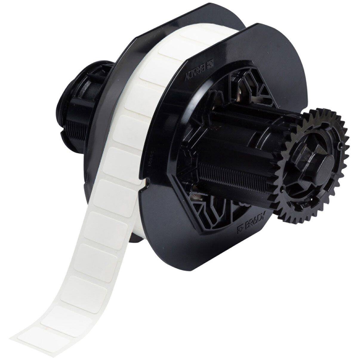 Brady B33-125-499 Aggressive Adhesive Multi-Purpose Nylon Label - 22.86 x 12.70mm White