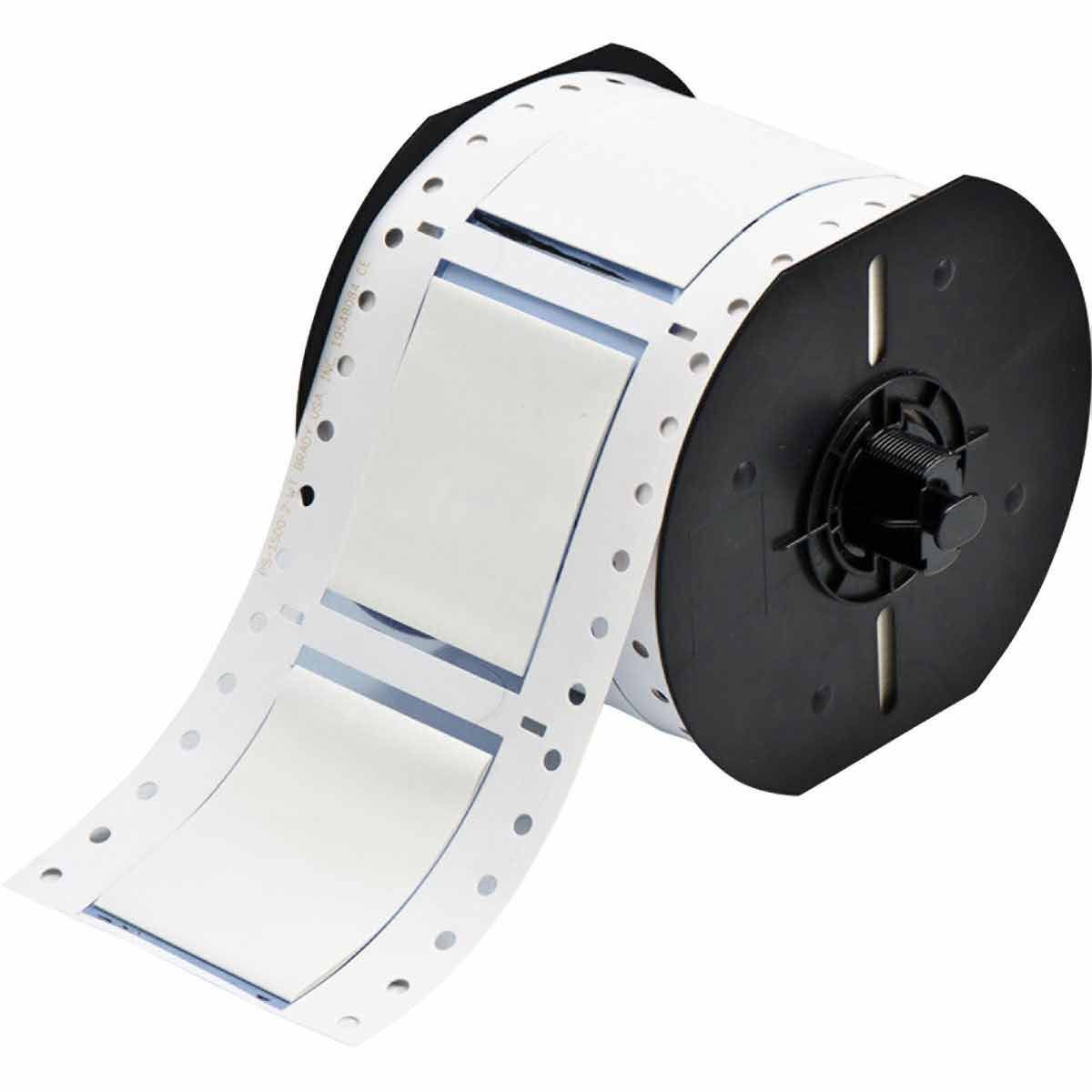 Brady B33-1500-2-342 PermaSleeve Heat Shrink Wire & Cable Polyolefin Label 50.80 x 61.80mm White