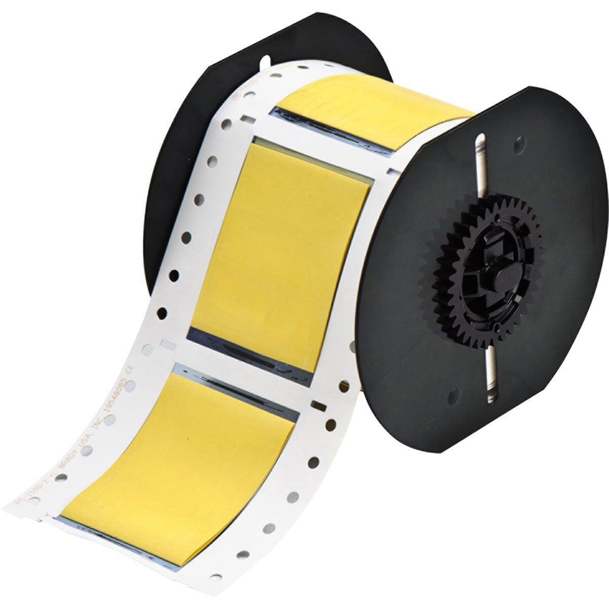 Brady B33-1500-2-342YL PermaSleeve Heat Shrink Wire & Cable Polyolefin Label 50.80 x 61.80mm Yellow