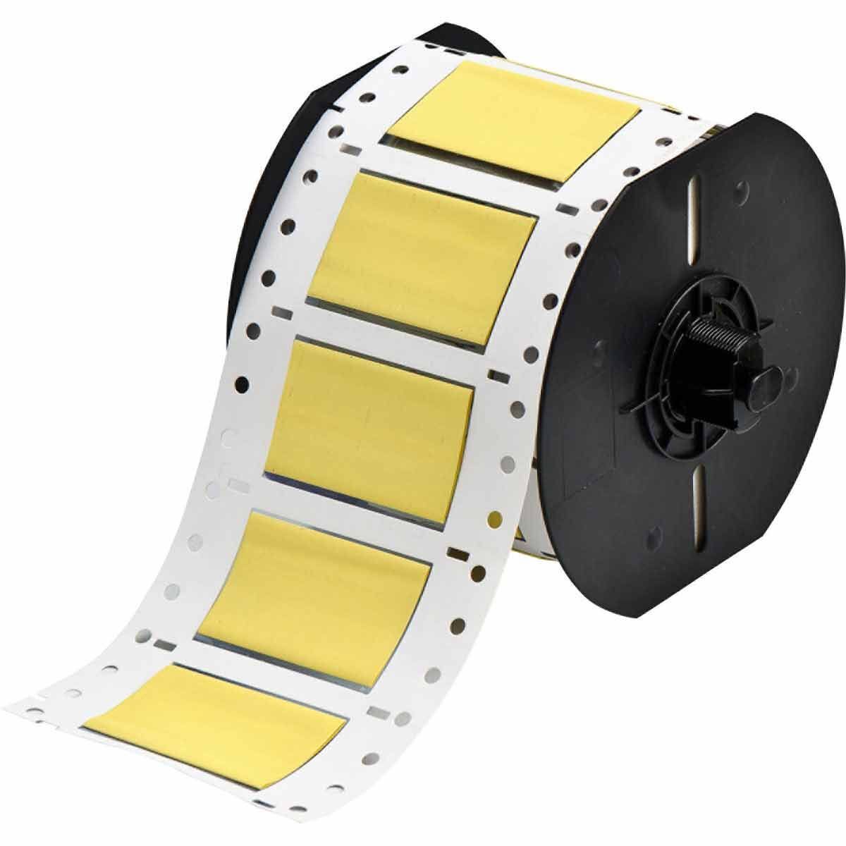 Brady B33-750-2-342YL PermaSleeve Heat Shrink Wire & Cable Polyolefin Label 50.80 x 31.75mm Yellow