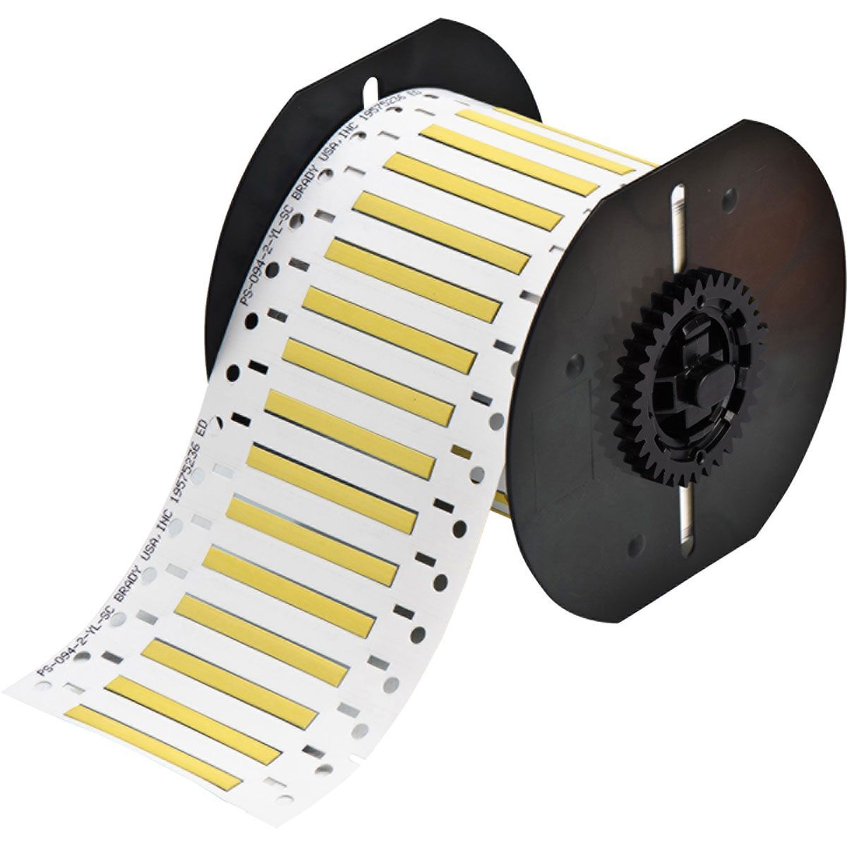 Brady B33-94-2-342YL PermaSleeve Heat Shrink Wire & Cable Polyolefin Label 50.80 x 4.62mm Yellow