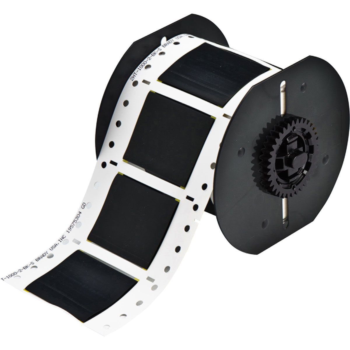 Brady B33D-1000-2-342BK PermaSleeve Heat Shrink Wire & Cable Polyolefin Label 50.80 x 42.16mm Black