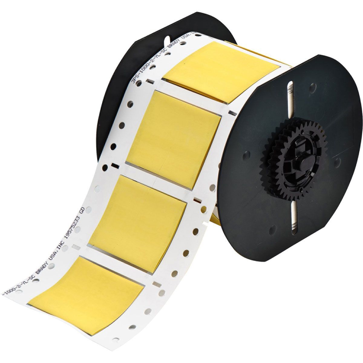 Brady B33D-1000-2-342YL PermaSleeve Heat Shrink Wire & Cable Polyolefin Label 50.80 x 42.16mm Yellow