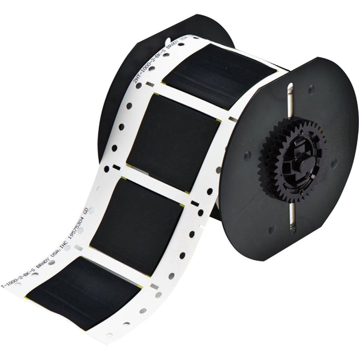 Brady B33D-1000-2-345BK PermaSleeve High Temperature PVDF Wire Marking Sleeve 50.80 x 42.16mm Black