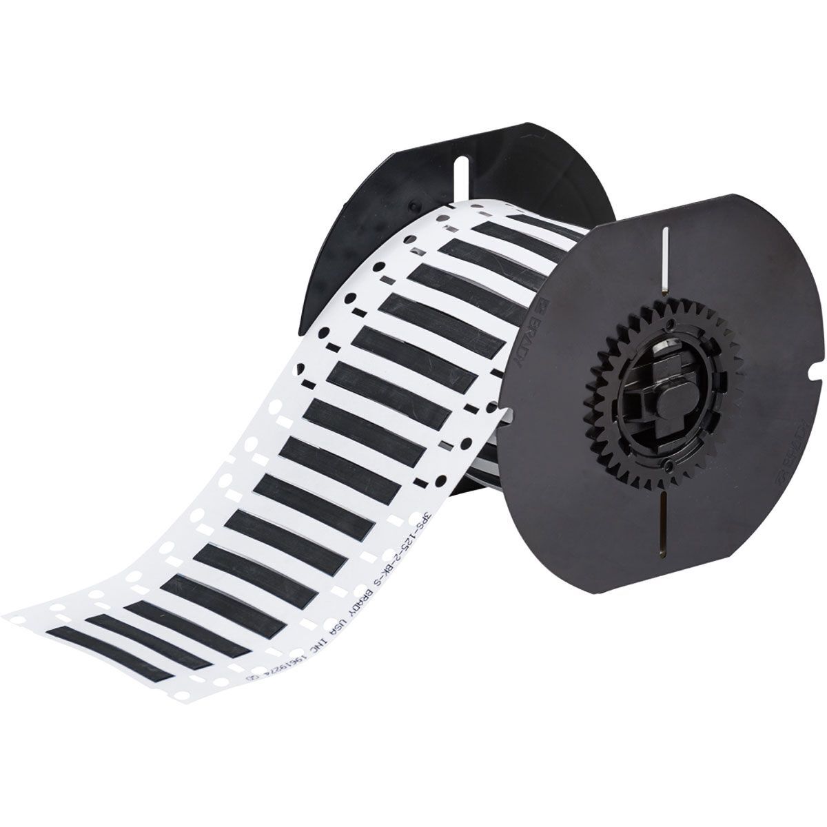 Brady B33D-125-2-342BK PermaSleeve Heat Shrink Wire & Cable Polyolefin Label 50.80 x 5.97mm Black