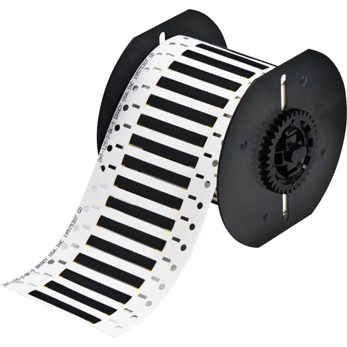 Brady B33D-125-2-345BK PermaSleeve High Temperature PVDF Wire Marking Sleeve 50.80 x 5.97mm Black