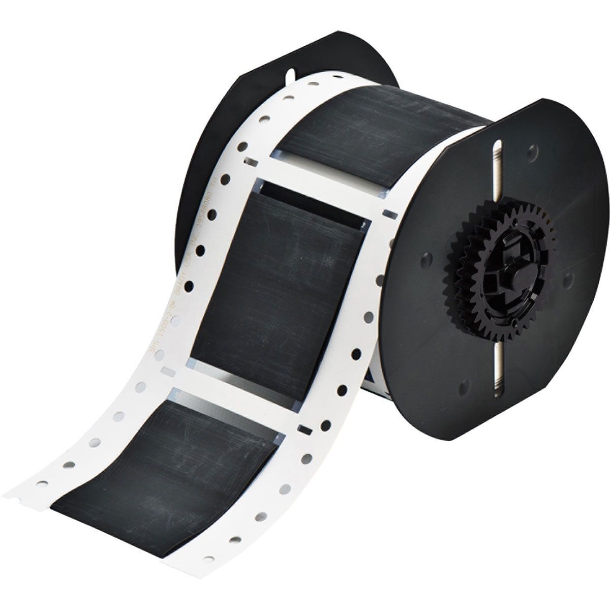 Brady B33D-1500-2-342BK PermaSleeve Heat Shrink Wire & Cable Polyolefin Label 50.80 x 61.80mm Black