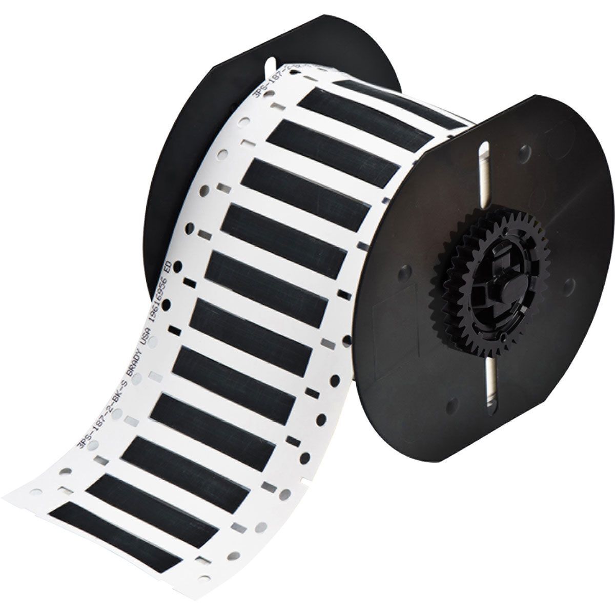 Brady B33D-187-2-342BK PermaSleeve Heat Shrink Wire & Cable Polyolefin Label 50.80 x 8.51mm Black