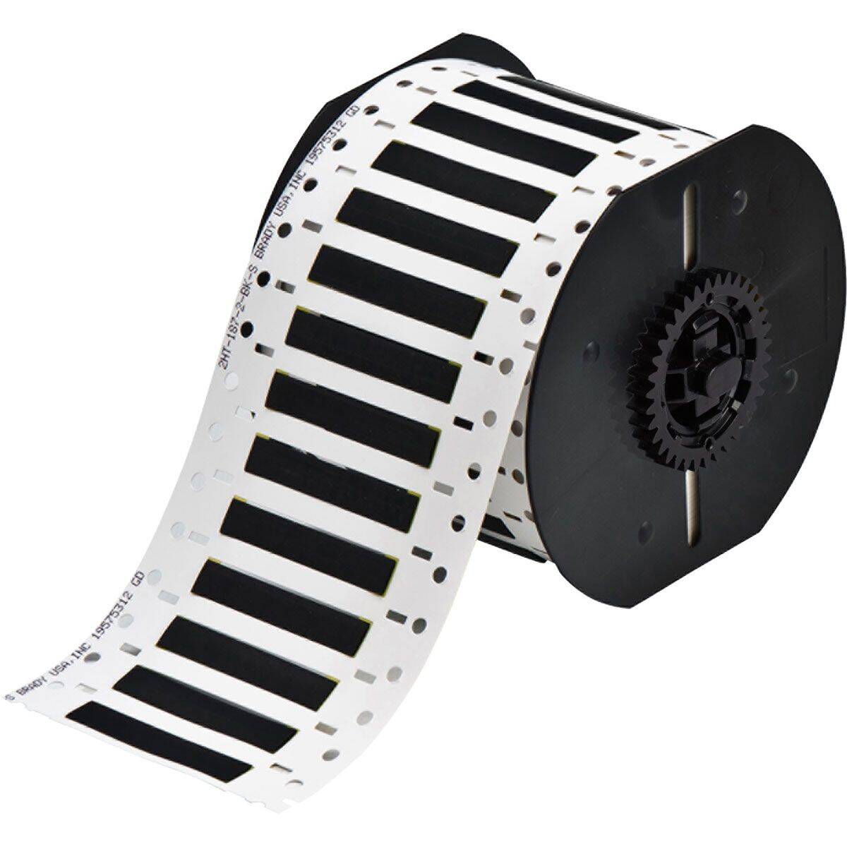 Brady B33D-187-2-345BK PermaSleeve High Temperature PVDF Wire Marking Sleeve 50.80 x 8.51mm Black