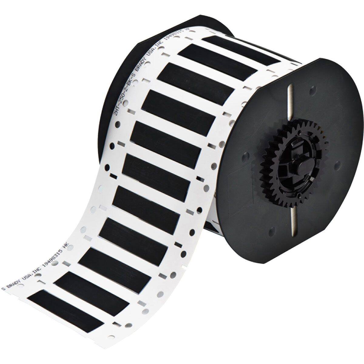 Brady B33D-250-2-345BK PermaSleeve High Temperature PVDF Wire Marking Sleeve 50.80 x 11.15mm Black